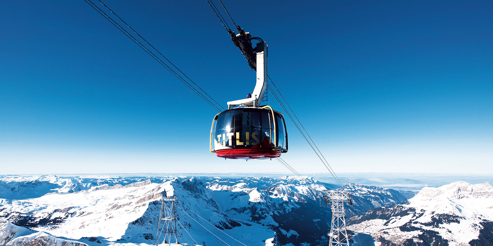 A világ első forgó felvonója körpanorámával a svájci Titlis síterepén | Fotó: doppelmayr.com
