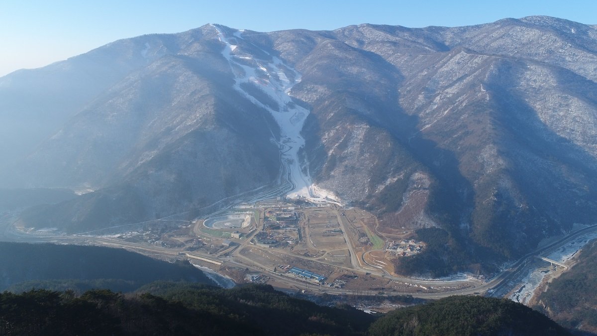Jeongseon Alpine Centre - a lesiklás, super-G és kombinált számok helyszíne | Fotó: pyeongchang2018.com