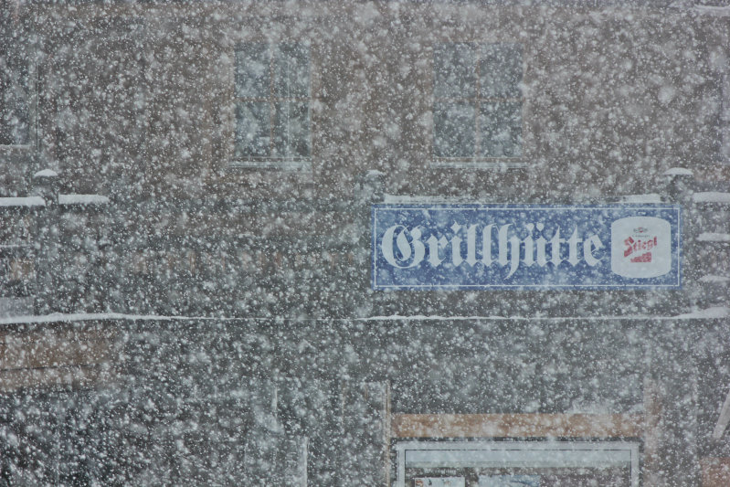 Így esik a hó Kaprunban - Fotó: Stani - Kattints a képre a nagyításhoz