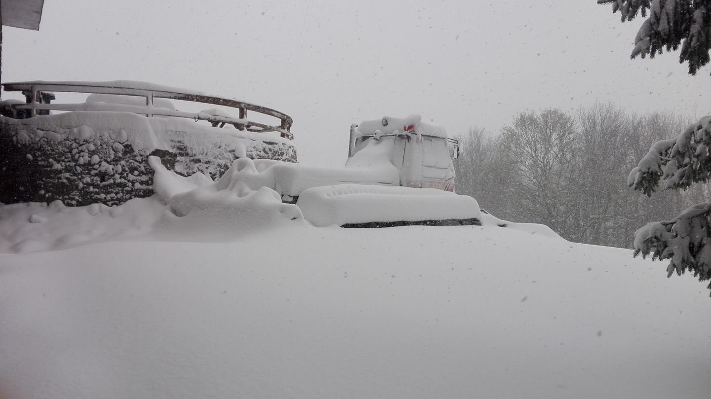 A Nagy Hideg-hegyen 45 centiméteres a hóvastagság, a síliftet is beindították | Fotó: Nagy Hideg-hegy Sí- és Túraközpont