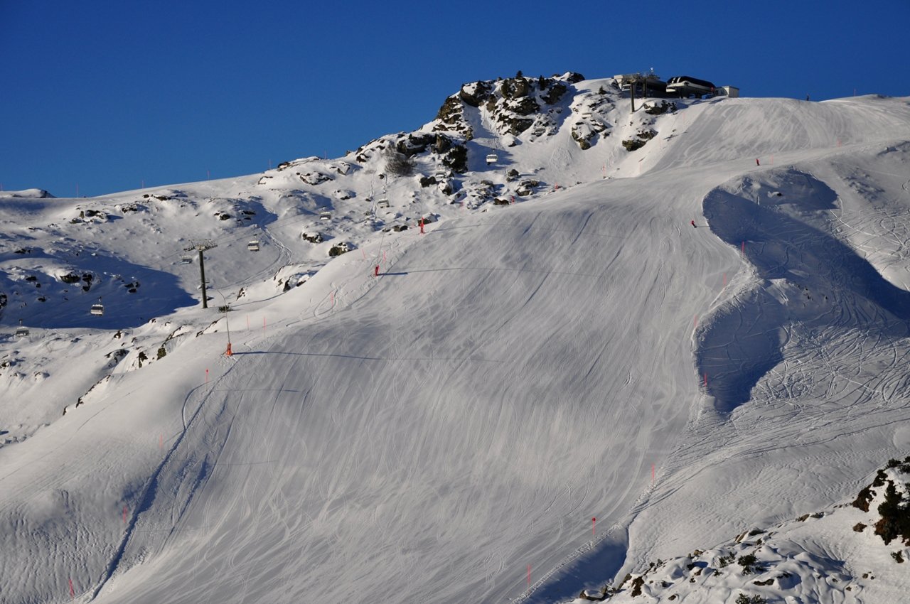 Obertauernon legalább a pályák mellett is van hó - fotó: AF