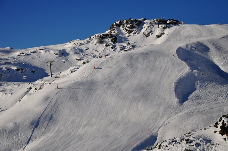 Obertauernon legalább a pályák mellett is van hó - fotó: AF - Kattints a képre a nagyításhoz