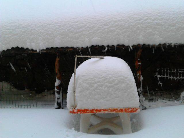 Még Szardínia szigetén is havazott! 60 cm! Kép: Rete Meteo Amatori