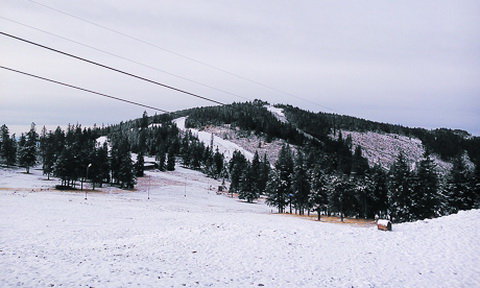 Az első tartósabb hó a Hargitán (Kép: ur.ro)