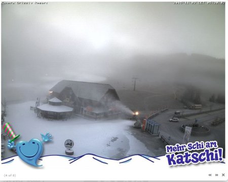 -7 fok mellett hóágyúznak Katschbergen a völgyben