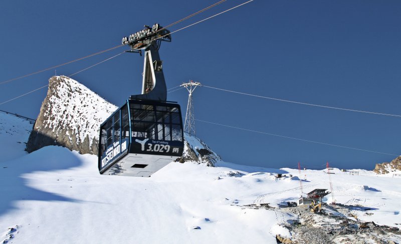 A Gipfelbahn nagykabinossal juthatunk fel a sípályákhoz - Fotó: Stánicz Balázs - Kattints a képre a nagyításhoz
