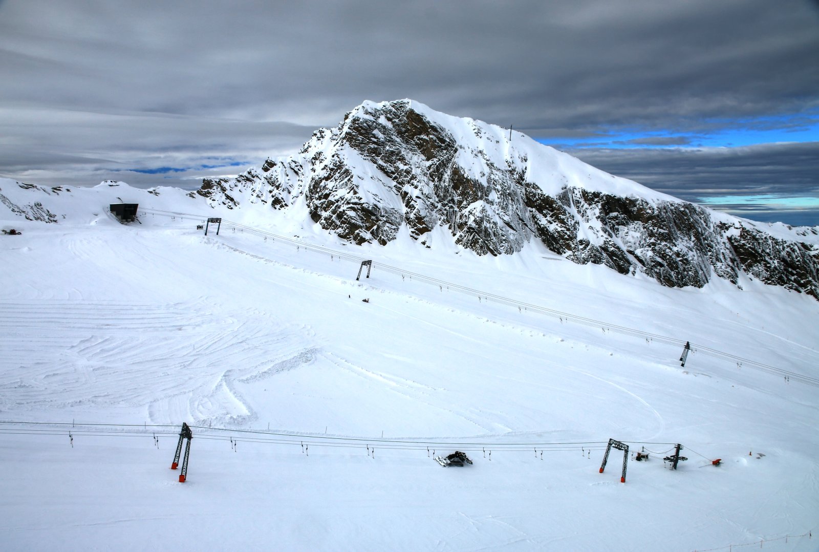 A felső gleccserpályák kedden - Fotó: Stánicz Balázs (Stani)