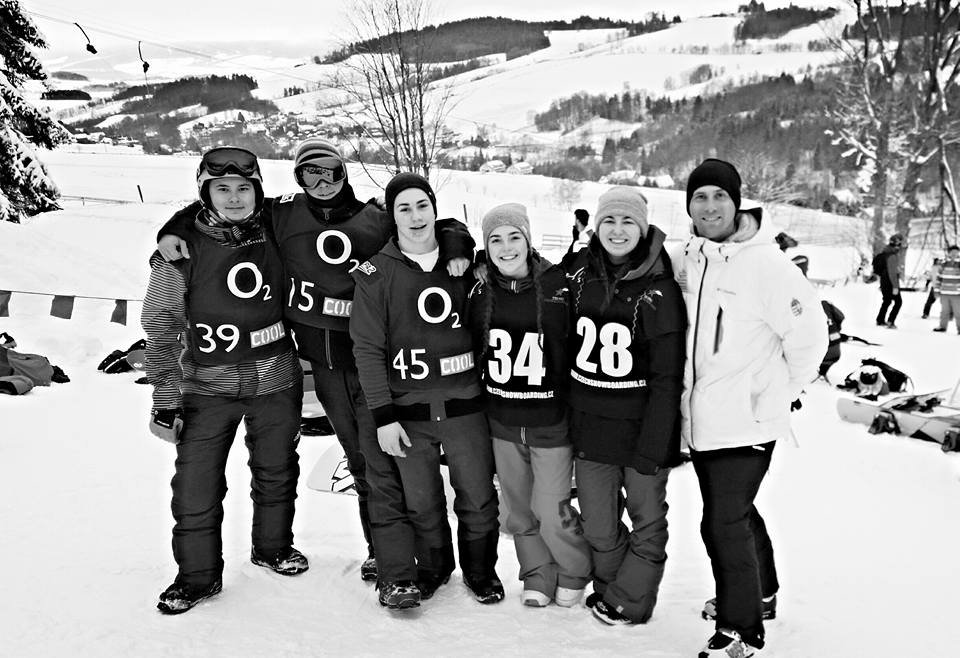 Snowbordkrossz junior válogatottunk  a csehországi Dolni Moravában