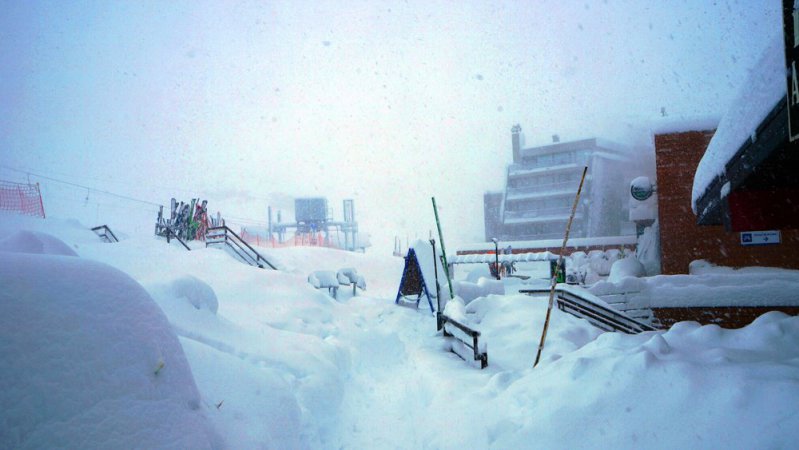La Parvát lassan elfedi a hó - Fotó: Ski La Parva - Kattints a képre a nagyításhoz