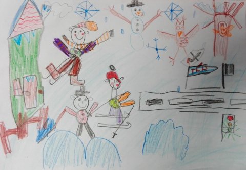 Kurnász Máté, 6 éves - Mindenki szereti a havat