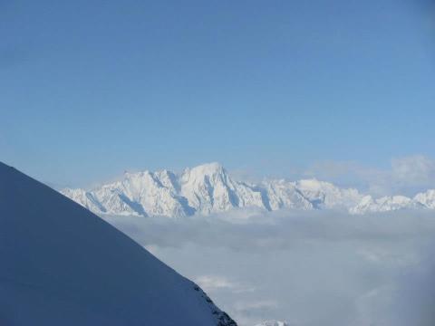 A Mont Blanc a Grande Mottéról