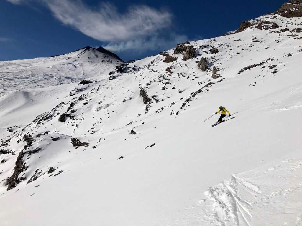 A szerdai hóhelyzet kb. 2500 méteres magasságban, pályán kívül