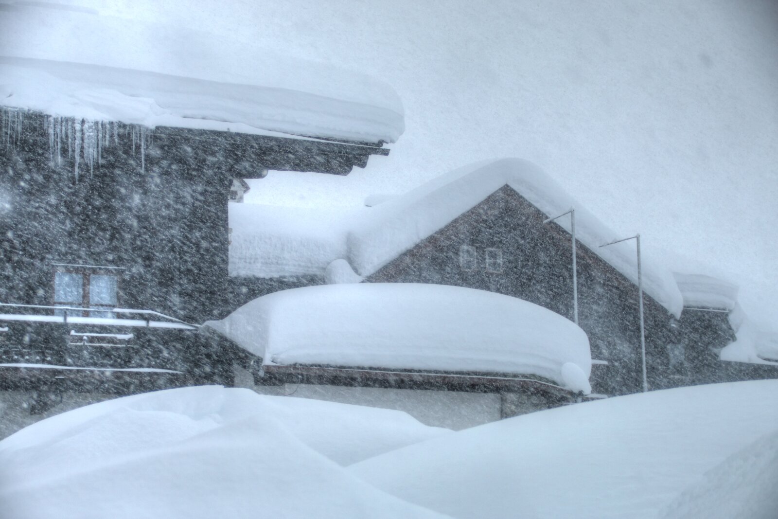Hochkönig régió egy tavalyi nagy havazáskor, a mostani front is hozhat hasonló menyiségeket - Fotó: Stánicz Balázs (Stani)