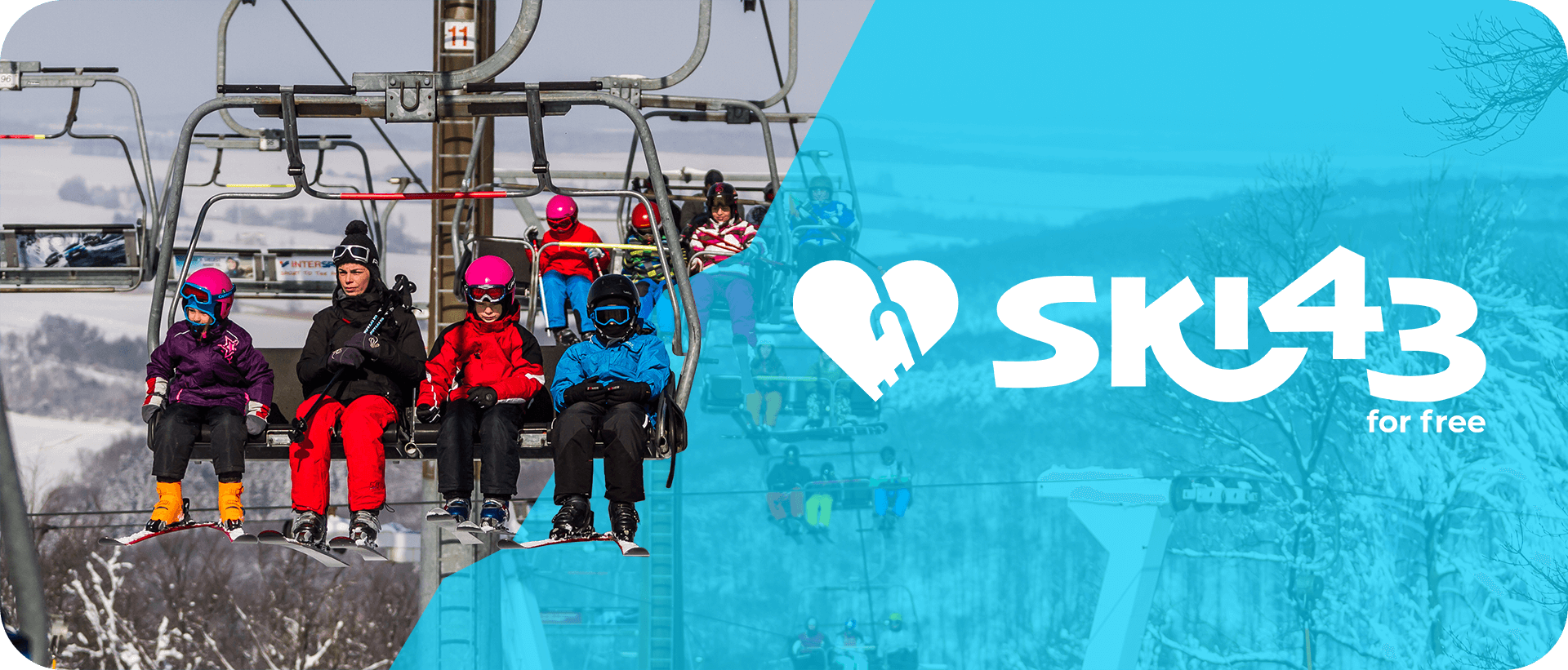 A Ski43 (Ski for free) célja az ismerkedés a sísporttal, a kedvcsinálás és az élményszerzés