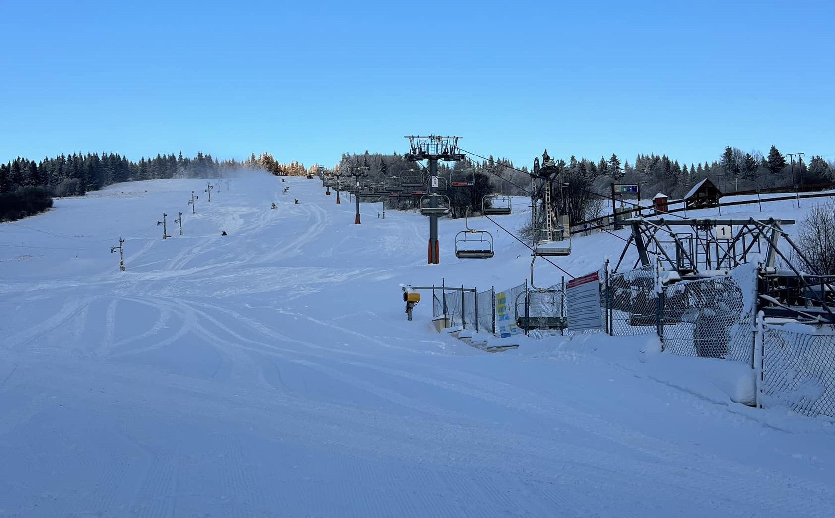 Ski Krahule síterepe nyitás előtt
