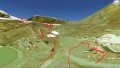 Pitztal gleccser - Ski Tracks - Google Earth