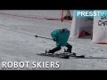 Téli Olimpia 2018 - síelő robotok bemutatója