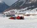 Fisichella Ferrarival száguldozott Livigno síterepén Fisichella Ferrarival száguldozott Livigno síterepén