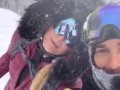 Lindsey Vonn és Lewis Hamilton közös síelése Lindsey Vonn és Lewis Hamilton közös síelése