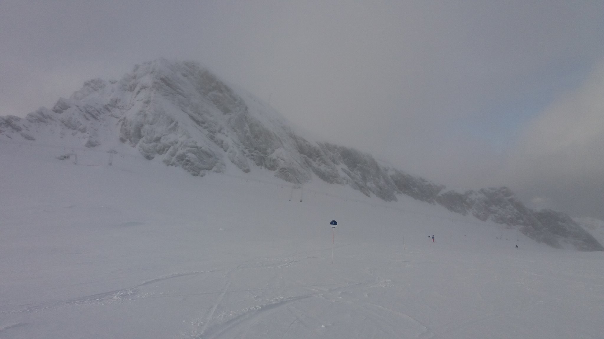 A gleccsereken már kedden is tél volt - Fotó: Stánicz Balázs