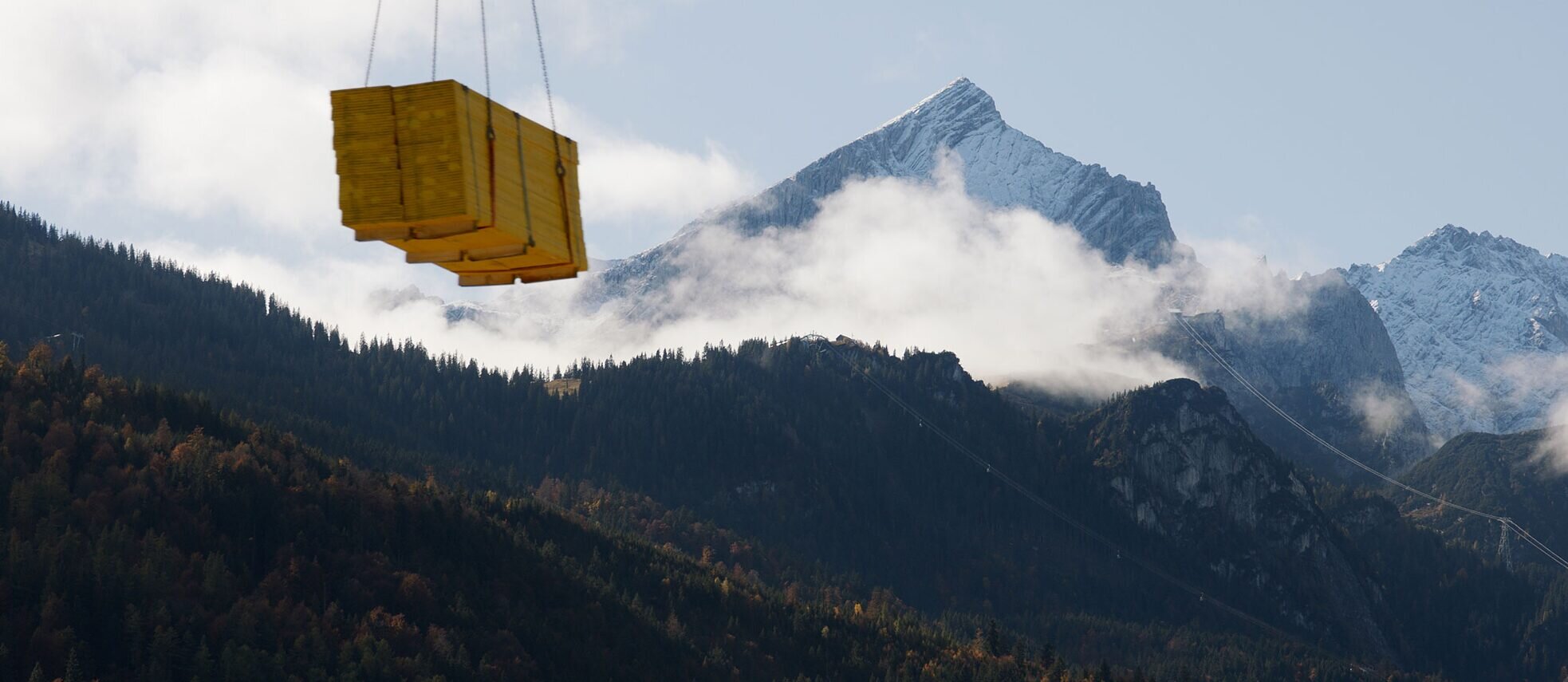 Építkezés az Alpokban - egy képkocka a filmből