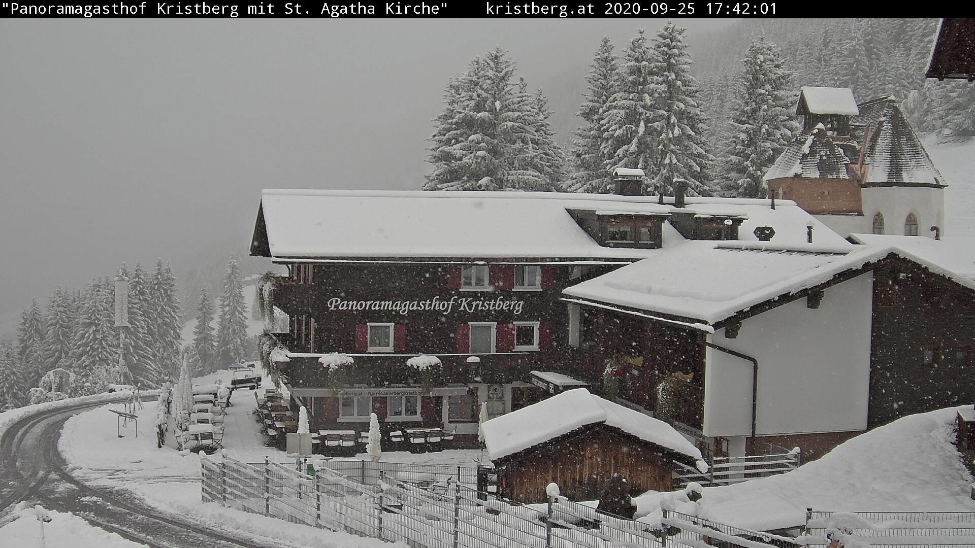 Szeptemberi tél Vorarlbergben - Fotó: Agatha Berggasthof
