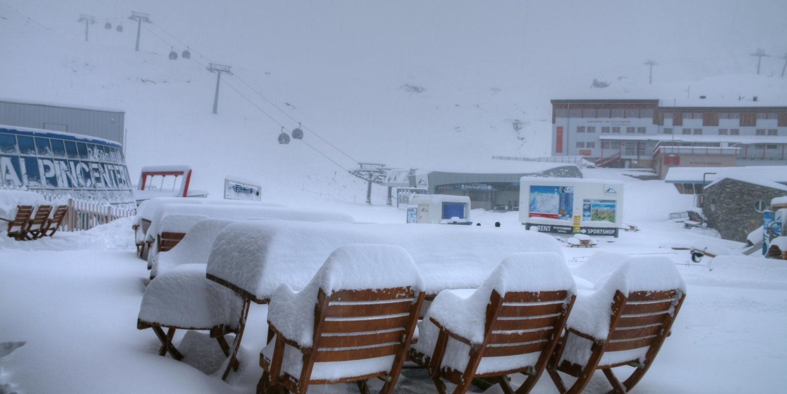 Tavaly szeptember elején: félméteres friss hó Kaprunban - Fotó: Stánicz Balázs