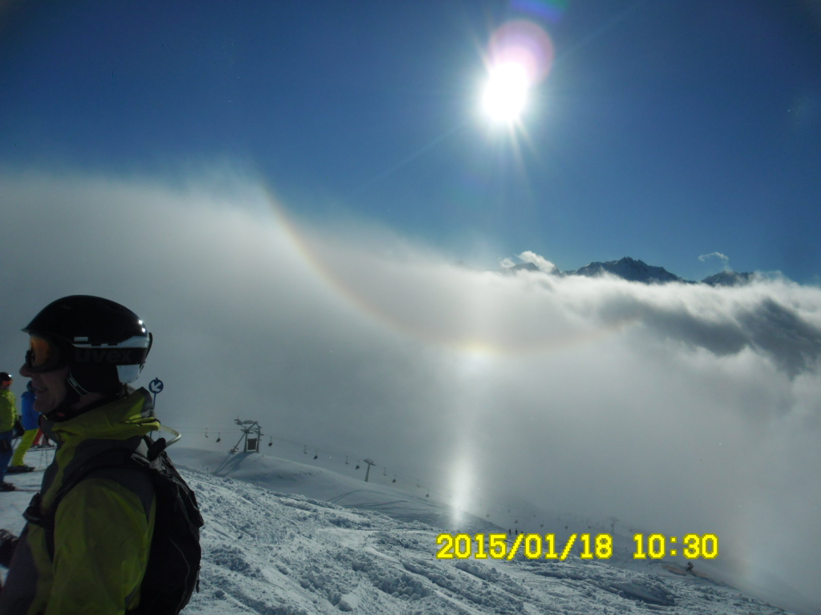 Halo jelenség Arlbergben