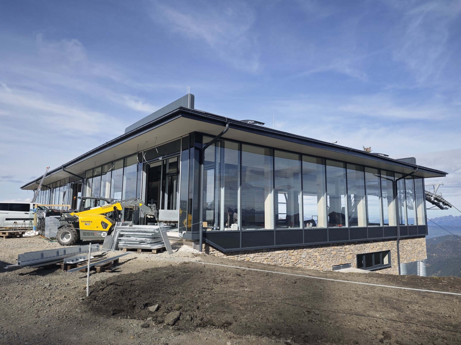 a hegyállomás befejezés elött