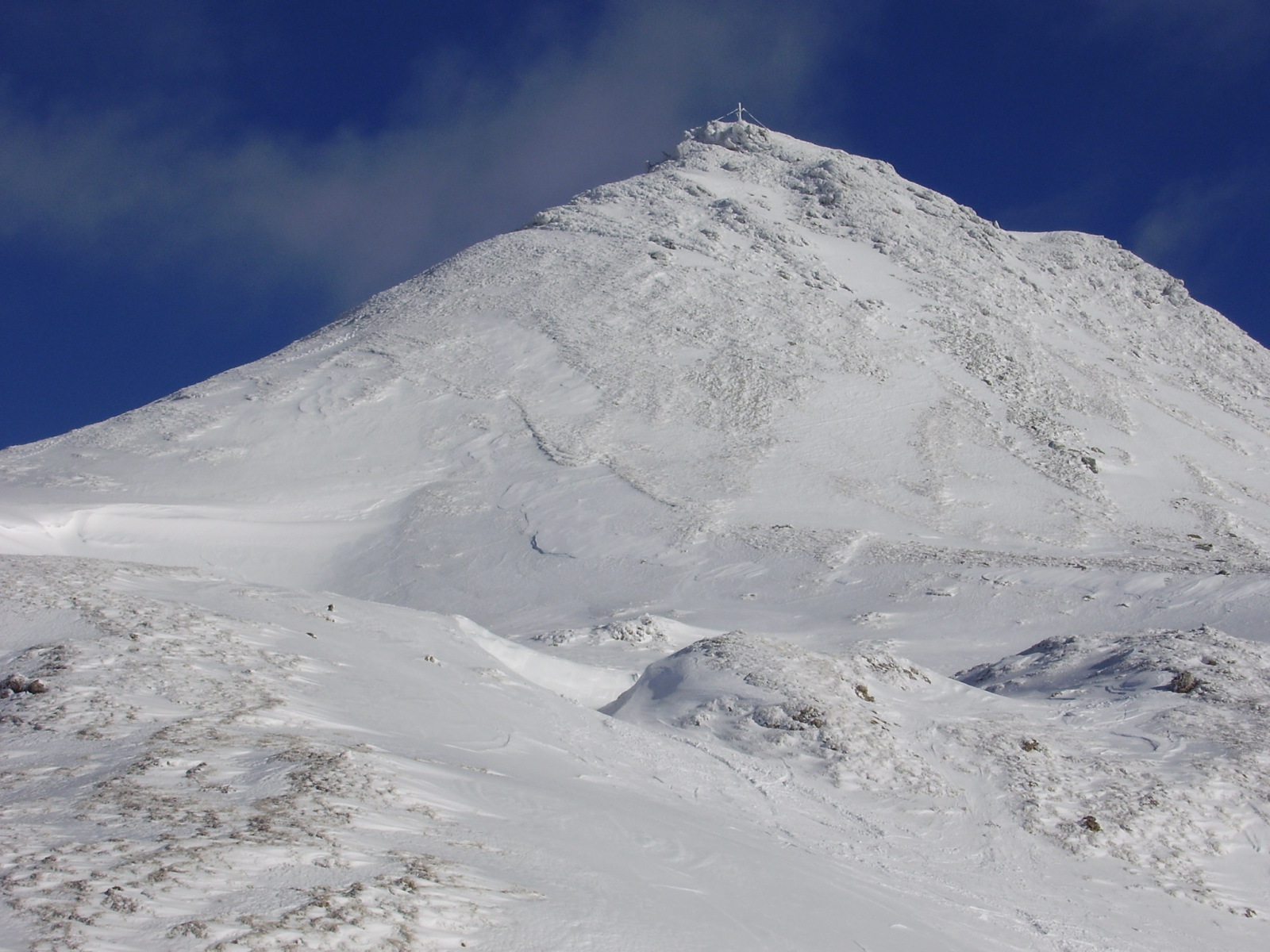 Obertauern, a csúcs -15C