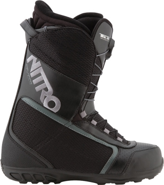 Nitro Fader TLS Női snowboard cipő. Az új EVA külső héj kényelmes és könyű súlyú. Type1 belső ami melegen tartja a lábat, ugyanakkor jól szellőzik. TLS 4 Twin gyorsfűző rendszer
