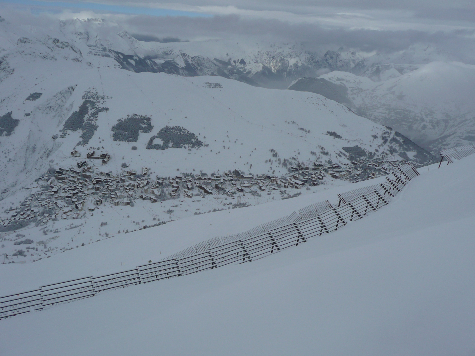 Les2Alpes 1650 felülről