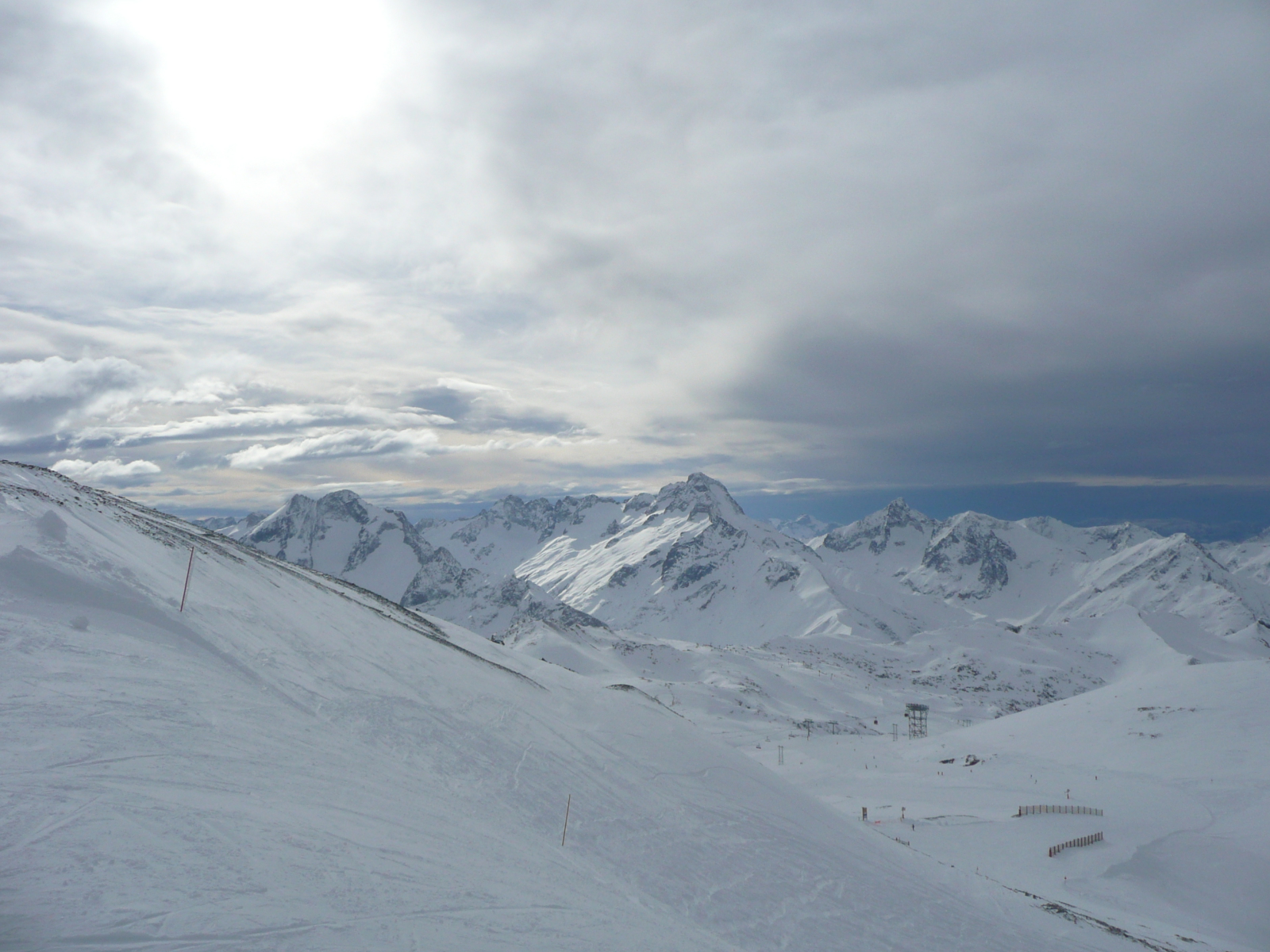 Les2Alpes-i tájkép