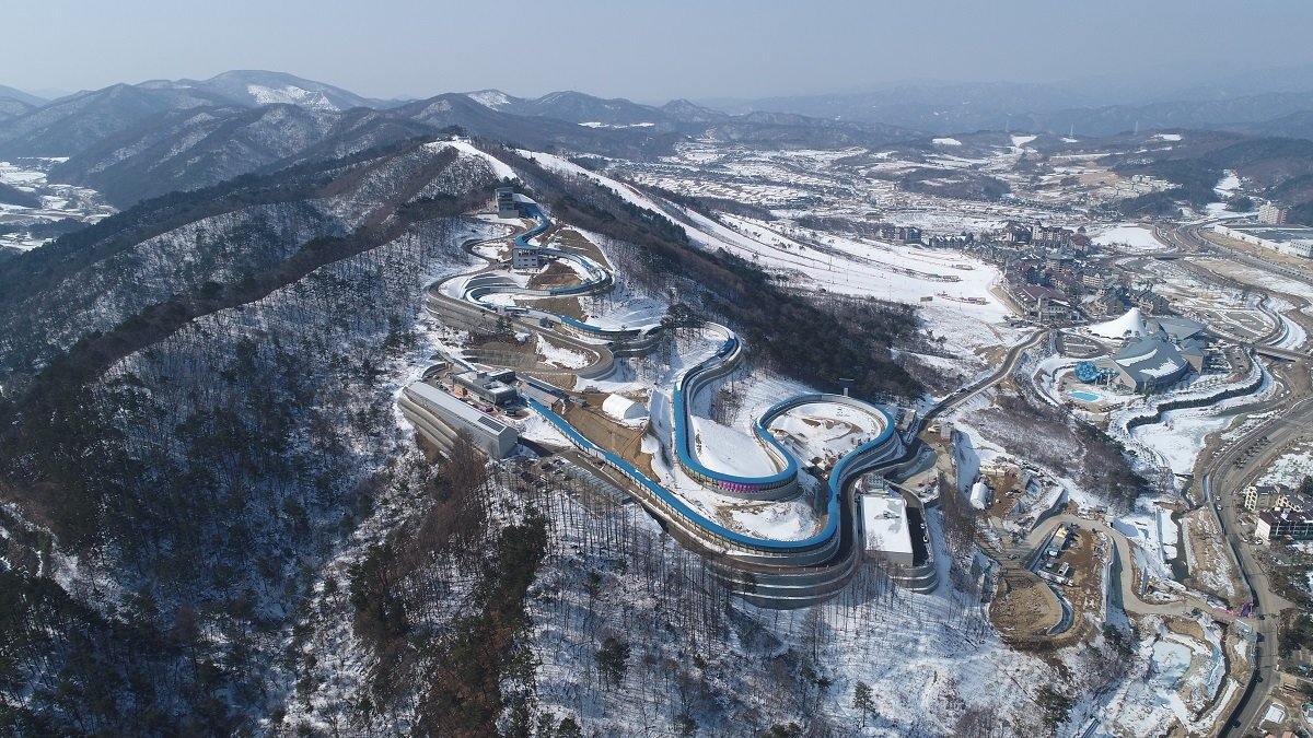 Alpensia Sliding Center - a szánkó, bob és szkeleton versenyek helyszíne | Fotó: pyeongchang2018.com
