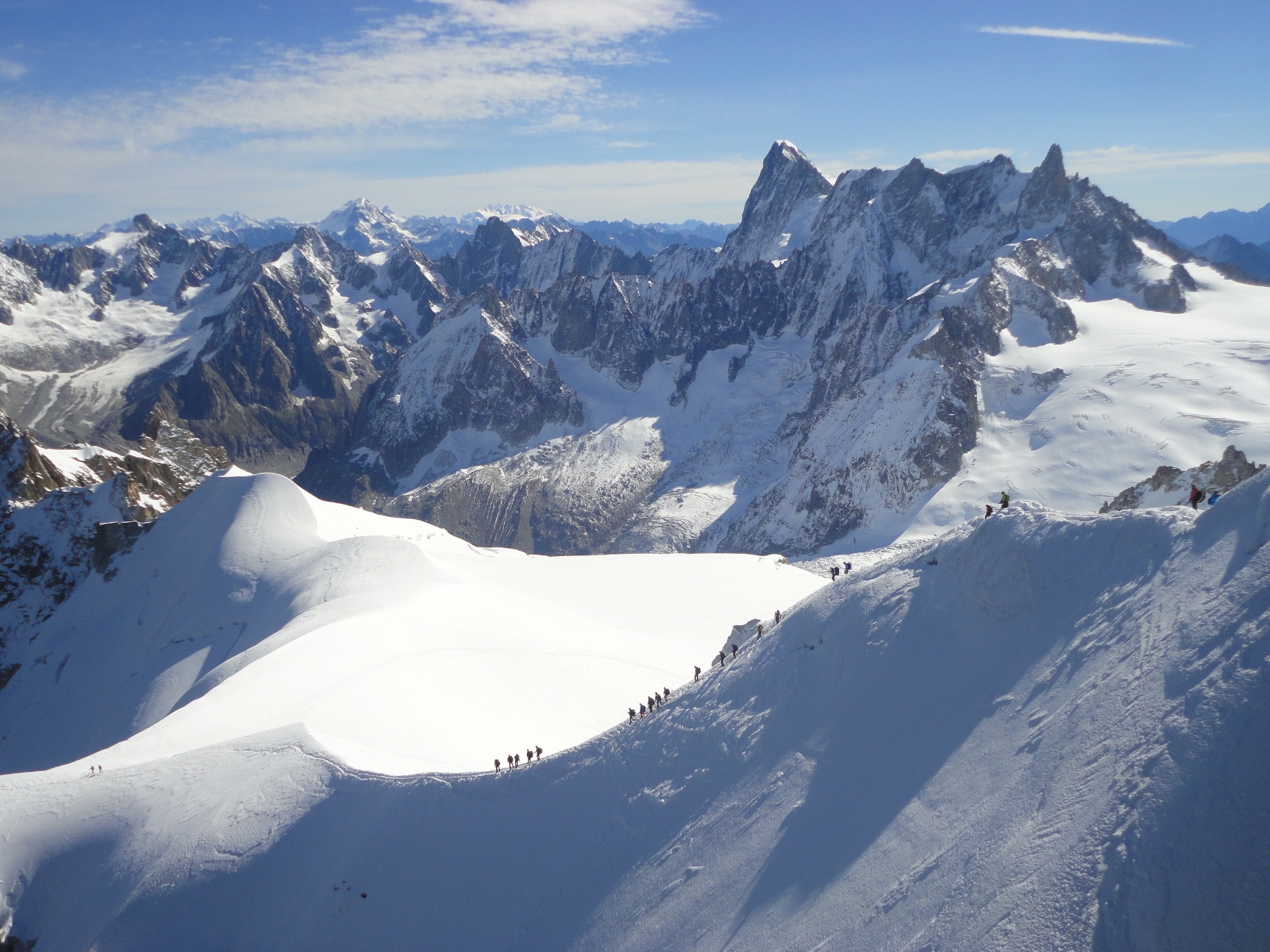L' Aiguille du Midi 3842 méteren - Chamonix fölött