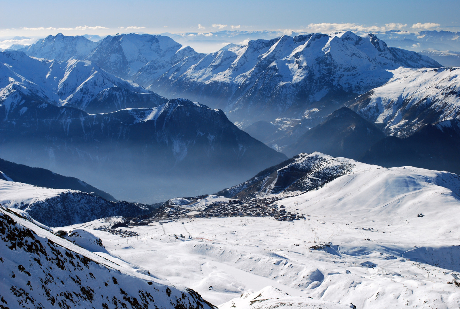 Alpe d'Huez a völgyben