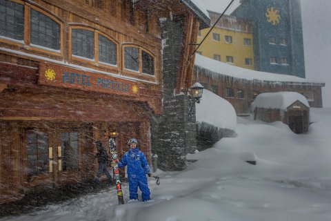 Nagyon havazott - Fotó: Ski Portillo
