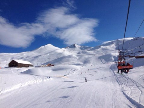 Időközben kisütött a Nap - Fotó: Valle Nevado Ski Resort