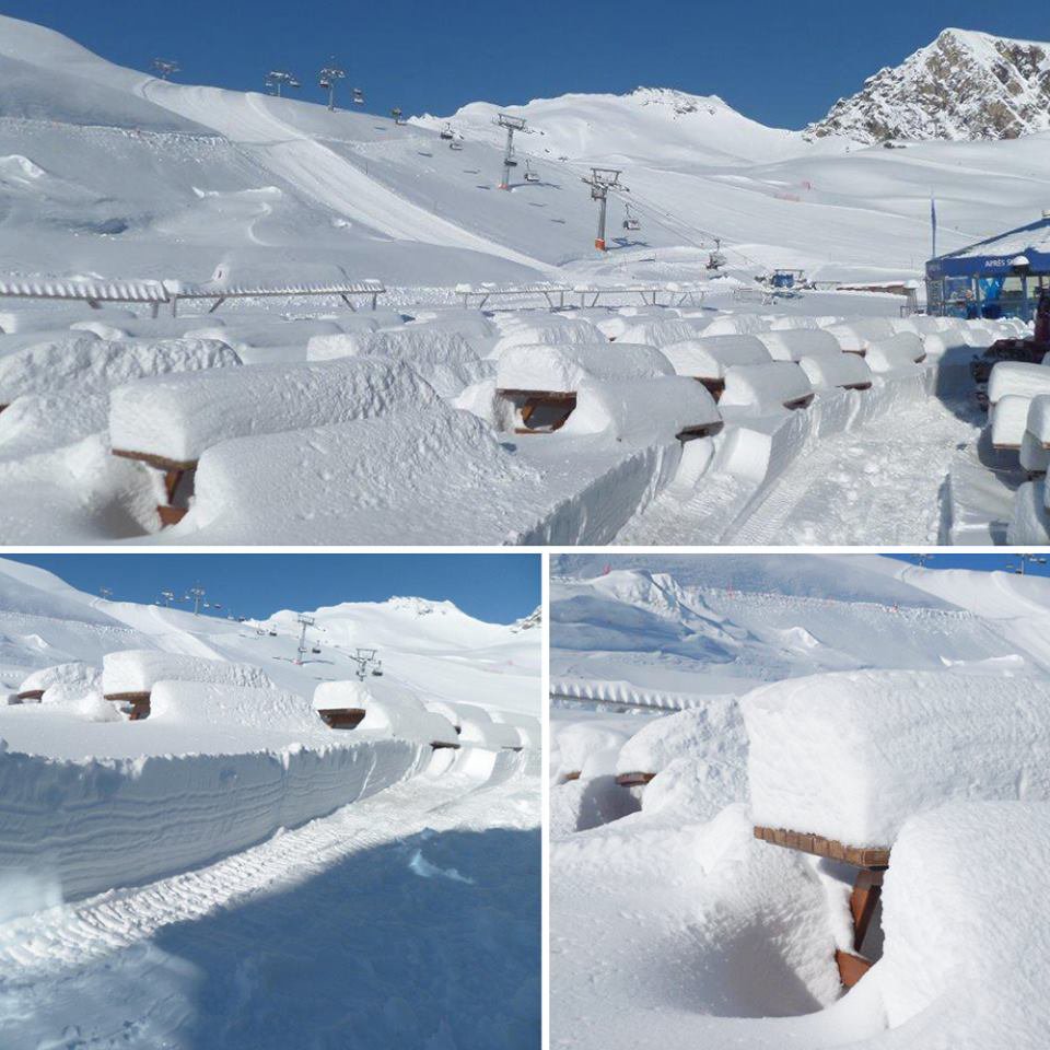 Friss hó Kaprunban: a Kitzsteinhorn gleccser 2015. április 24-én reggel (fotó: Kitz facebook)
