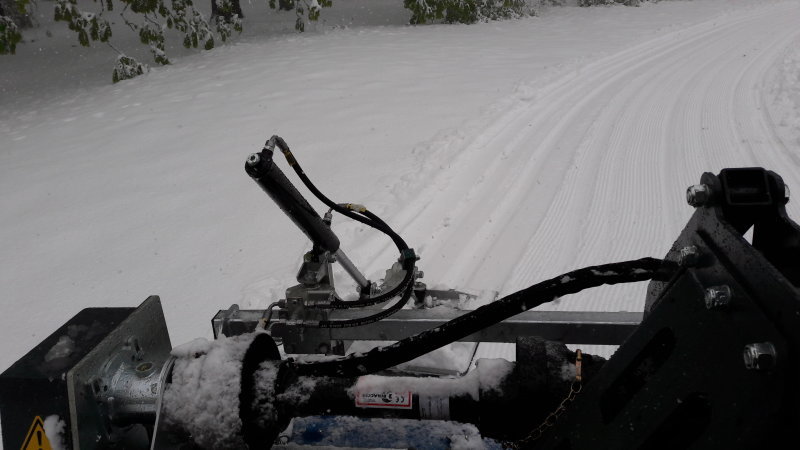A Normafán közel 20 cm hó esett, sífutó nyomot is fektettek tegnap | Fotó: Normafa Park