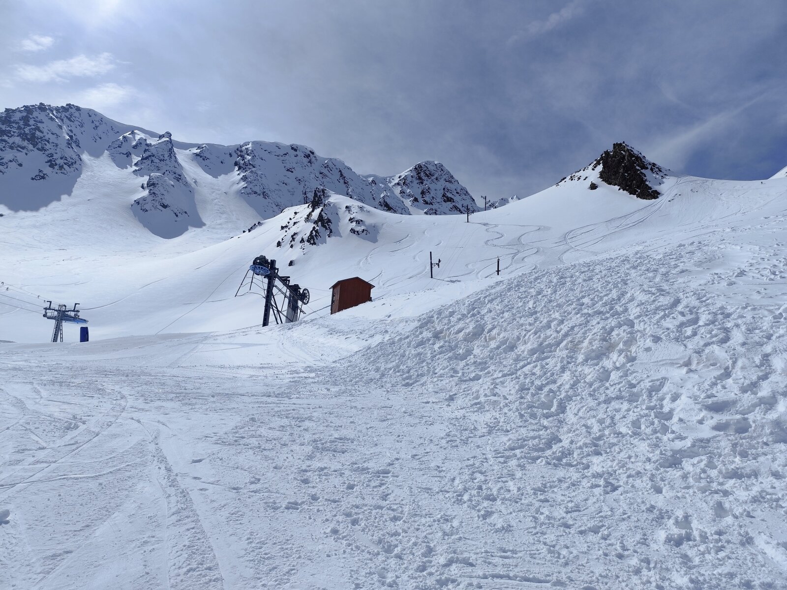 Grandvalira - Pas de la Casa, a Pic Negre húzós felvonó teteje