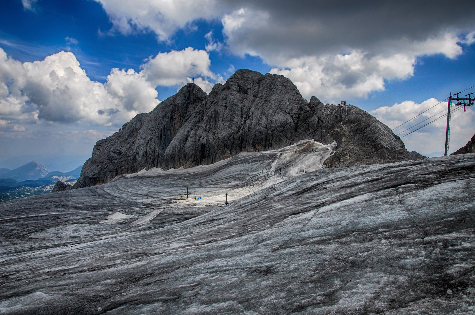 Dachstein glacier in the summer