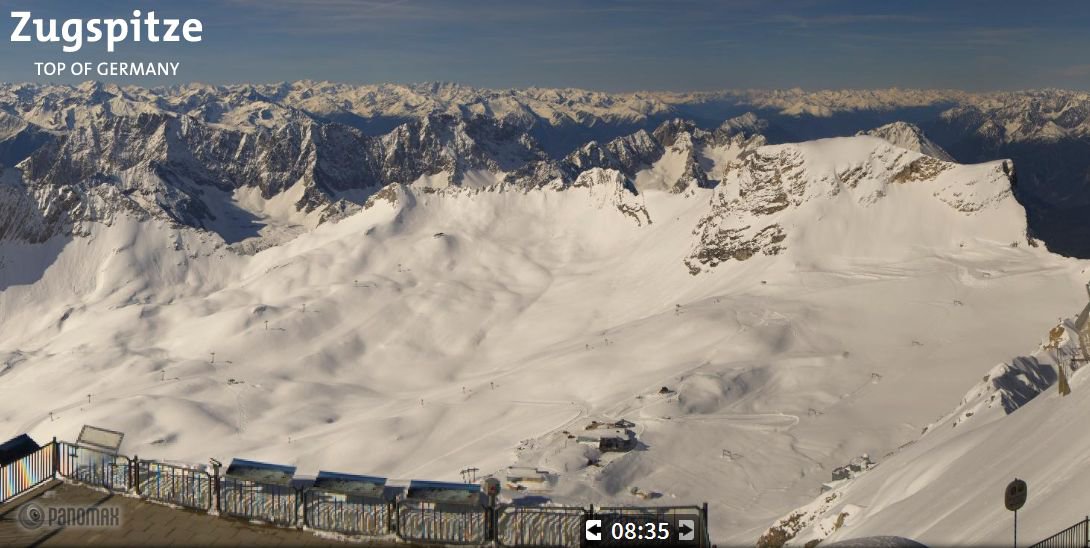 Kissé kakuktojás: Zugspitze (tiroli-bajos határ) @ Panomax