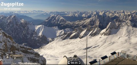 Kissé kakuktojás: Zugspitze (tiroli-bajos határ) @ Panomax