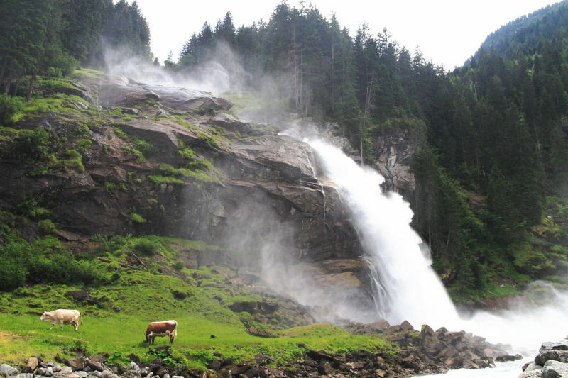 Krimml vízesés - Hohe Tauern Nemzeti Park
