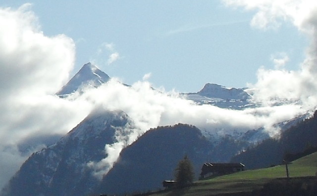 Kitzsteinhorn az erkélyünkről