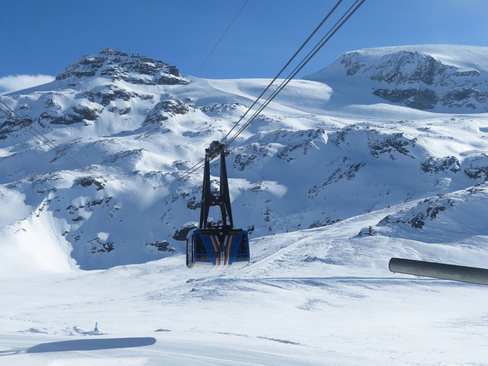 A Cime Bianchi Laghi kabinos felvonó