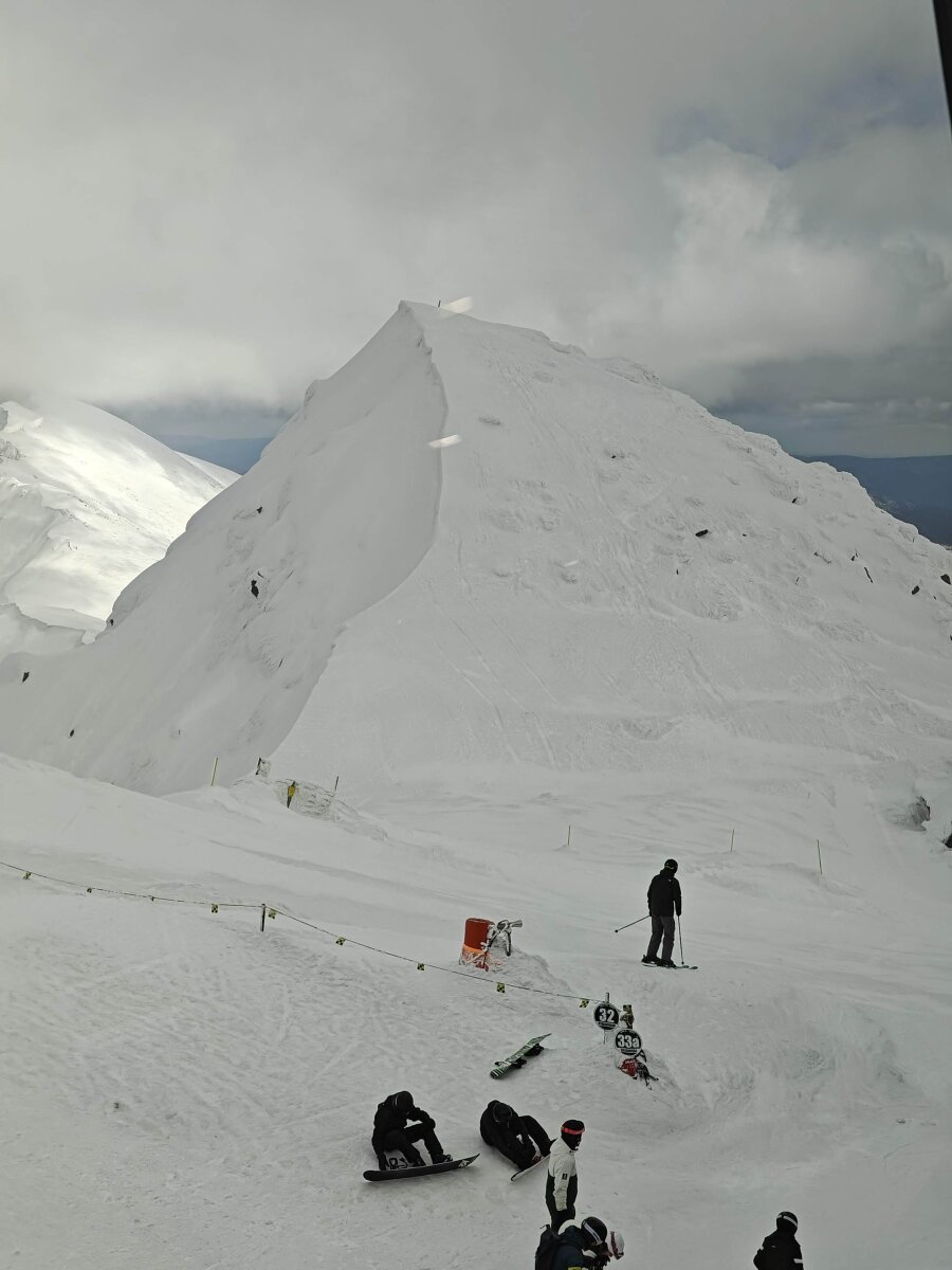 A Chopok-csúcs (2024m) a Rotunda tetejéről