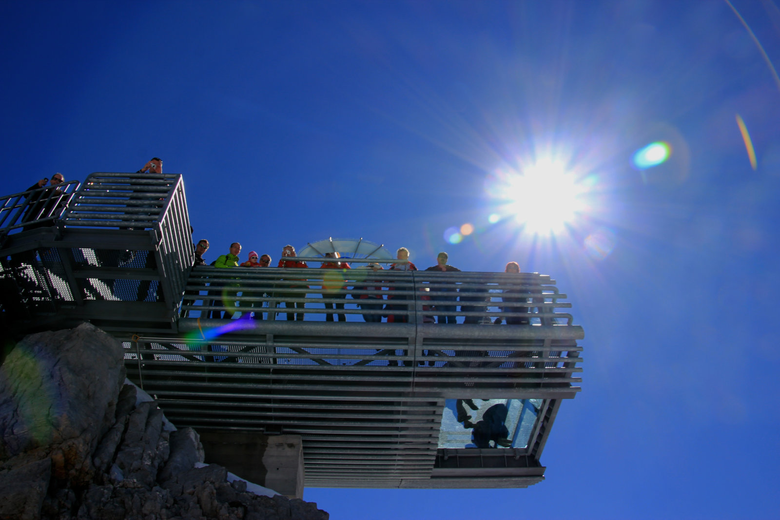 Skywalk kilátó a Dachstein-gleccseren