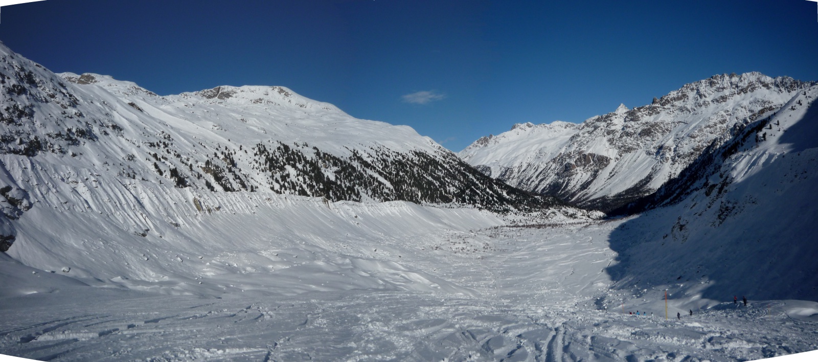 A Morteratsch-gleccser, ahol a hóágyúzást tesztelik | Fotó: -stefan-
